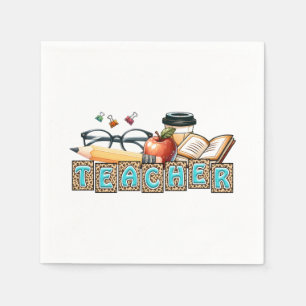 Teacher Gift   Pencil Teacher Napkin