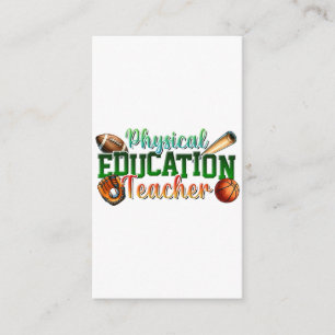 Teacher Gift Physical Education Teacher Enclosure Card