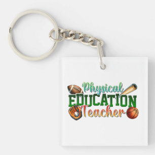 Teacher Gift Physical Education Teacher Key Ring