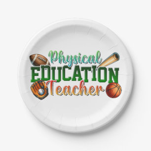 Teacher Gift   Physical Education Teacher Paper Plate