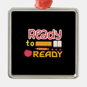 Teacher Gift Ready To Ready Metal Tree Decoration