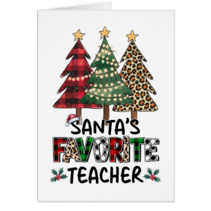 Teacher Gift Santa's Favourite Teacher