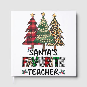 Teacher Gift   Santa's Favourite Teacher Guest Book