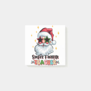 Teacher Gift   Santas Favourite Teacher Post-it Notes
