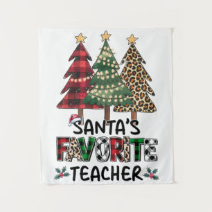 Teacher Gift   Santa's Favourite Teacher Tapestry
