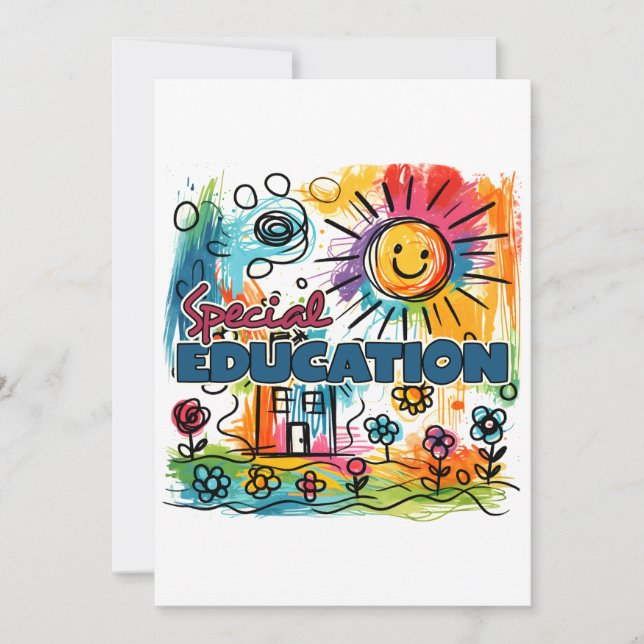 Teacher Gift | Special Education Invitation (Front)