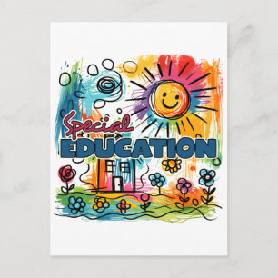 Teacher Gift Special Education Postcard