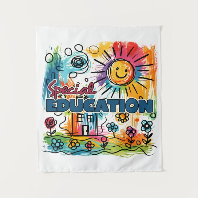 Teacher Gift | Special Education Tapestry (Front)