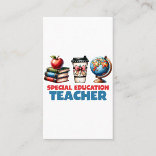 Teacher Gift Special Education Teacher Calling Card