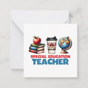 Teacher Gift Special Education Teacher Card