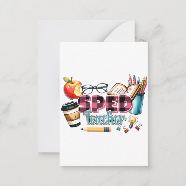Teacher Gift | Sped Teacher Card (Front)