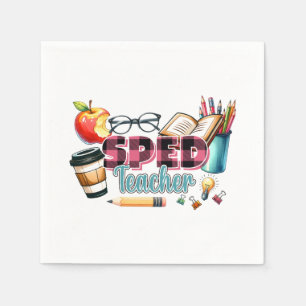 Teacher Gift   Sped Teacher Napkin