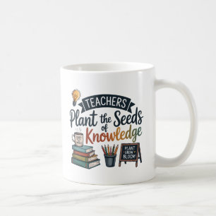 Teacher Gift Sublimation Design, Back to School Coffee Mug