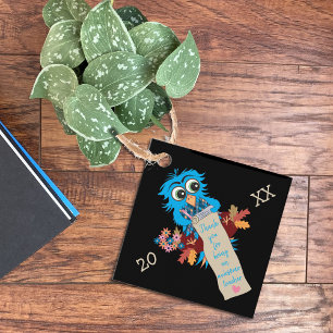 Teacher Gift Tags with Cute Blue Owl