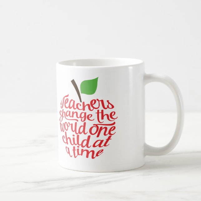 teacher gift, teach mug, personalised mug, teacher coffee mug (Right)