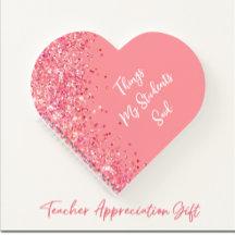 Teacher Gift Teacher Appreciation Gift Heart