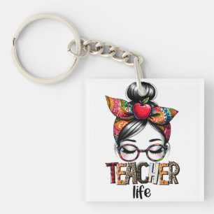 Teacher Gift Teacher Life Key Ring