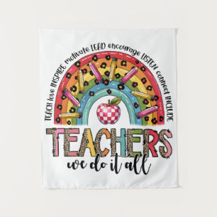 Teacher Gift Teachers We Do It All Tapestry