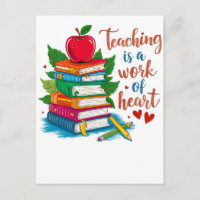 Teacher Gift | Teaching Is A Work Of Heart