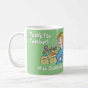 Teacher Gift. Thank You to a Female Teacher Coffee Mug