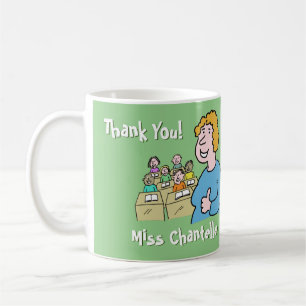 Teacher Gift. Thank You to a Female Teacher Coffee Mug