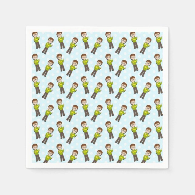 Teacher Gift | The Good Teacher Explains Napkin (Front)