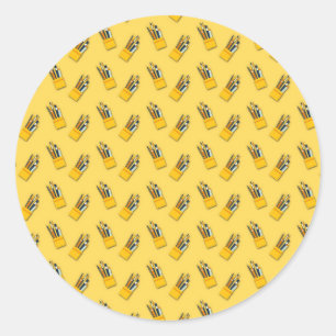 Teacher Gift   The Superior Teacher Demonstrates Classic Round Sticker