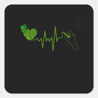 Teacher Gift |The Teacher Writes Chalk Square Sticker