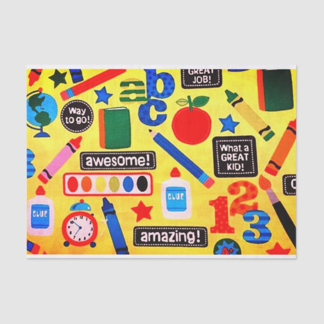 Teacher Gift Tissue Paper (Front)