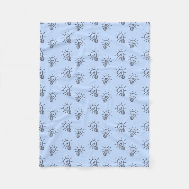 Teacher Gift | What The Teacher Is Fleece Blanket (Front)