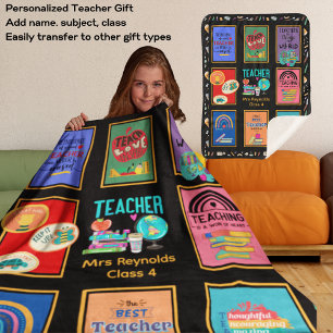 Teacher Gifts for Women Men, Teacher Appreciation  Sherpa Blanket