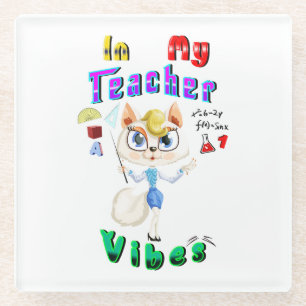 Teacher Glass Coaster