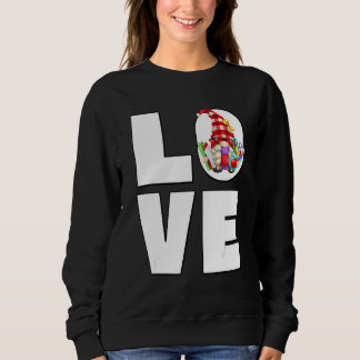 Teacher Gnome For Women Reading Books Love Teachin Sweatshirt