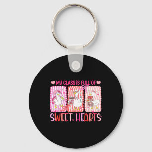 Teacher Goose My Cl Is Full Of Sweethearts Valenti Key Ring