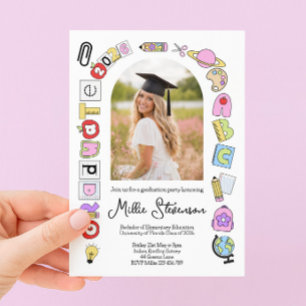 Teacher Graduation Invitation