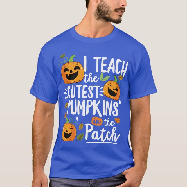 Teacher Halloween Pre Keacher Kindergarten friend T-Shirt (Front)