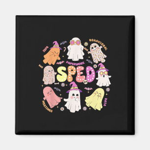 Teacher Halloween Spooky Special Education Team Magnet