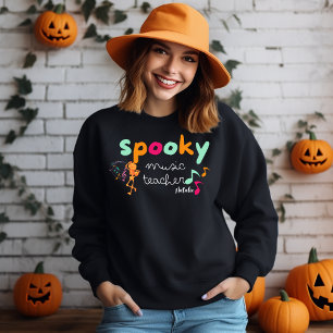 Teacher Halloween sweatshirts for women