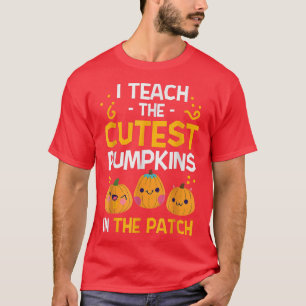 Teacher Halloween Teacher Kindergarten Cutest Pump T-Shirt