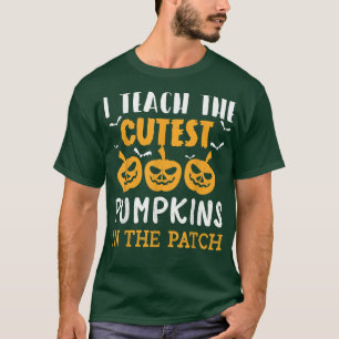 Teacher Halloween Teacher Kindergarten Cutest Pump T-Shirt