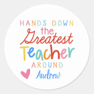 Teacher Hand Sanitizer or Soap Sticker