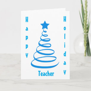 **TEACHER** ***HAPPY HOLIDAY TO YOU*** CARD