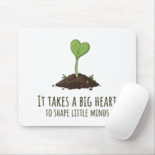 Teacher Heart Appreciation Design Mouse Pad