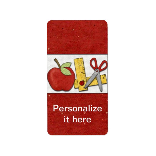Teacher Hershey Miniature Candy Wrapper Labels (Front)