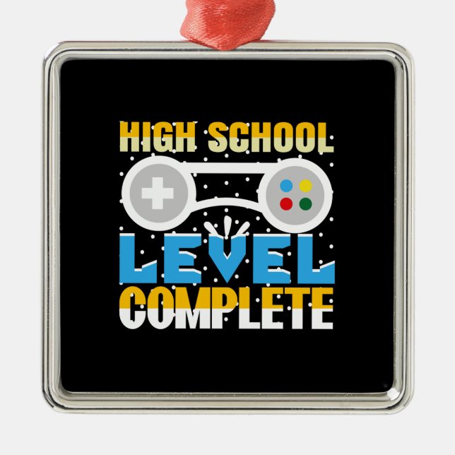 Teacher High School Level Complete Metal Tree Decoration (Front)