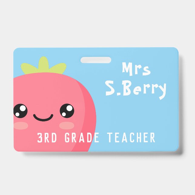 Teacher ID Badge (Front)