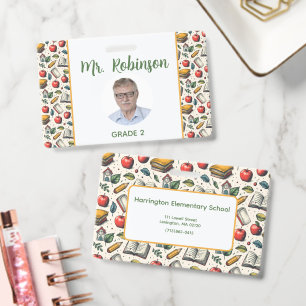 Teacher ID Name School Themed Badge