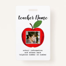 Teacher ID school teacher ID ID Badge