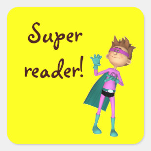Teacher inspirational reading sticker