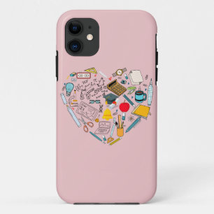 Teacher Instructor Professor Tool Heart Case-Mate iPhone Case